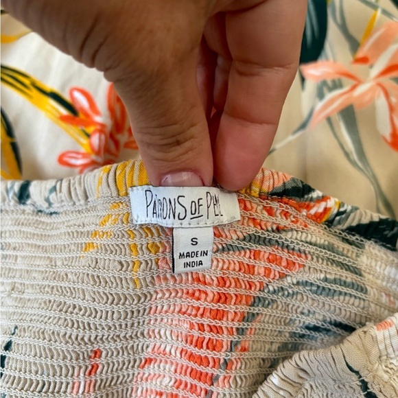 Patrons Of Peace Tan Tropical Skirt - Picture 4 of 8